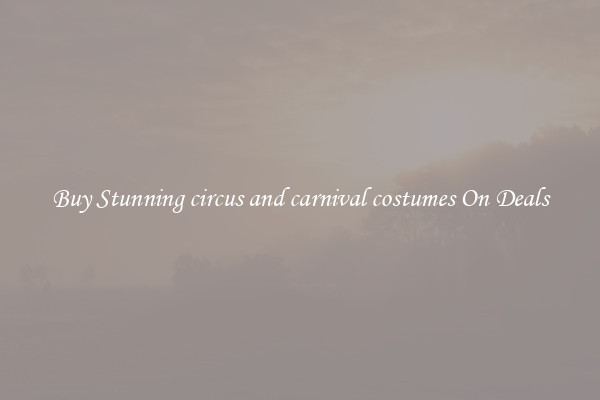 Buy Stunning circus and carnival costumes On Deals