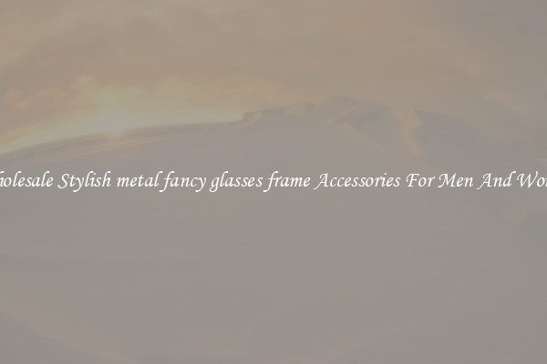 Wholesale Stylish metal fancy glasses frame Accessories For Men And Women