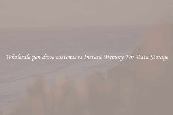 Wholesale pen drive customizes Instant Memory For Data Storage