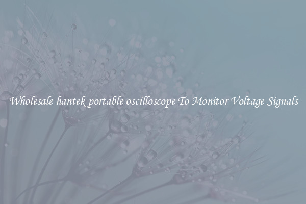 Wholesale hantek portable oscilloscope To Monitor Voltage Signals