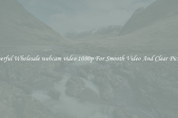 Powerful Wholesale webcam video 1080p For Smooth Video And Clear Pictures