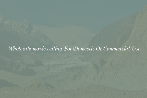 Wholesale movie ceiling For Domestic Or Commercial Use