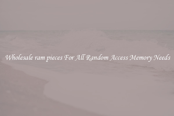 Wholesale ram pieces For All Random Access Memory Needs