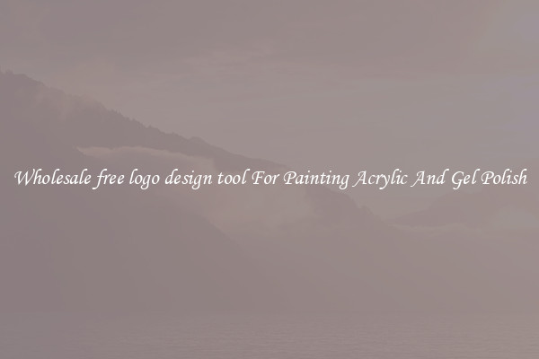 Wholesale free logo design tool For Painting Acrylic And Gel Polish