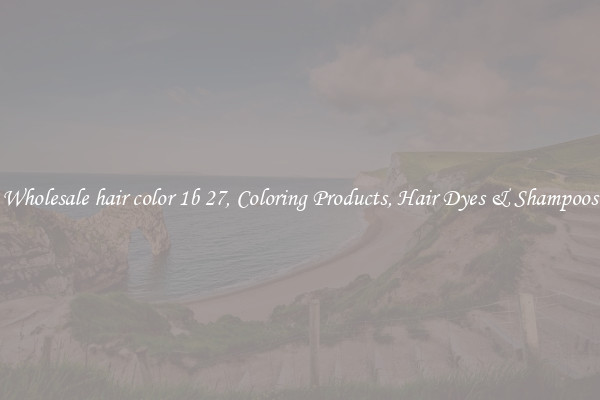 Wholesale hair color 1b 27, Coloring Products, Hair Dyes & Shampoos